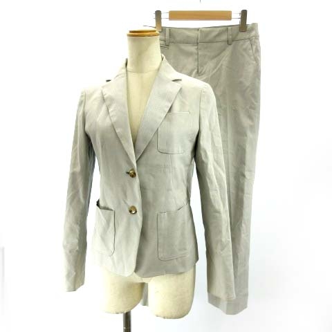 シップス Ships パンツスーツ セットアップ フォーマル 春夏用 ライトグレー S M レディース 122 ベクトルパーク