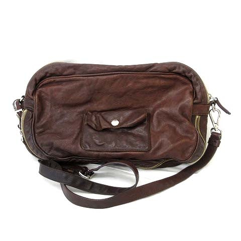プラダ PRADA 7MF WASHED BAG ショルダーバッグ セカンドバッグ レザー 
