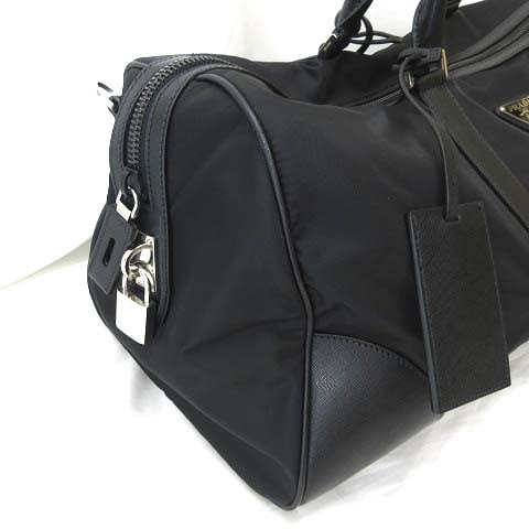プラダ PRADA ボストンバッグ 旅行鞄 サフィアーノ TESSUTO SAFFIANO