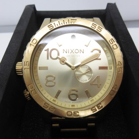 ニクソン NIXON 腕時計 クォーツ THE 51-30 SIMPLIFY ゴールド 300 