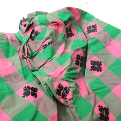 ケイトスペード KATE SPADE 19SS ギンガムスペードブラウス チェック 