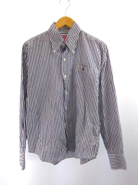 アベイシングエイプ APE ストライプシャツ A BATHING APE ストライプ