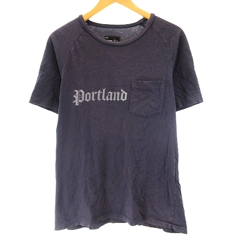 ナンバーナイン NUMBER (N)INE Tシャツ カットソー 半袖 プリント 
