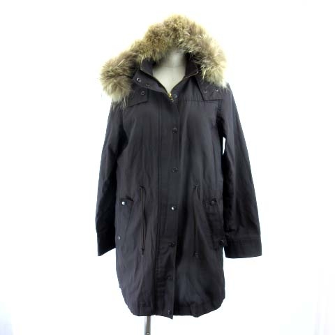 イエナ Iena ラクーンファー付きモッズコート ライナー付き 茶 ブラウン Sss9 レディース 122 ベクトルパーク