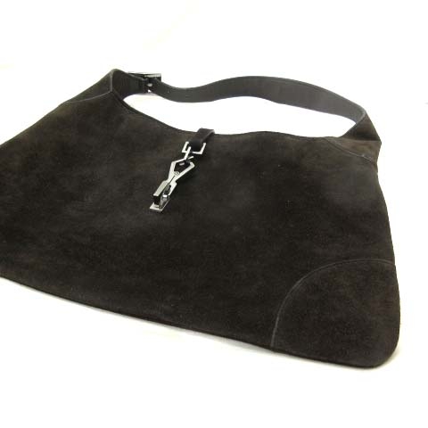 グッチ GUCCI ワンショルダーバッグ ジャッキー金具 スエード レザー 