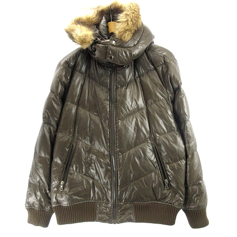 ユニクロ Uniqlo Premium Down Jacket プレミアムダウンジャケット コート 茶 ブラウン M Sss9 メンズ 122 ベクトルパーク
