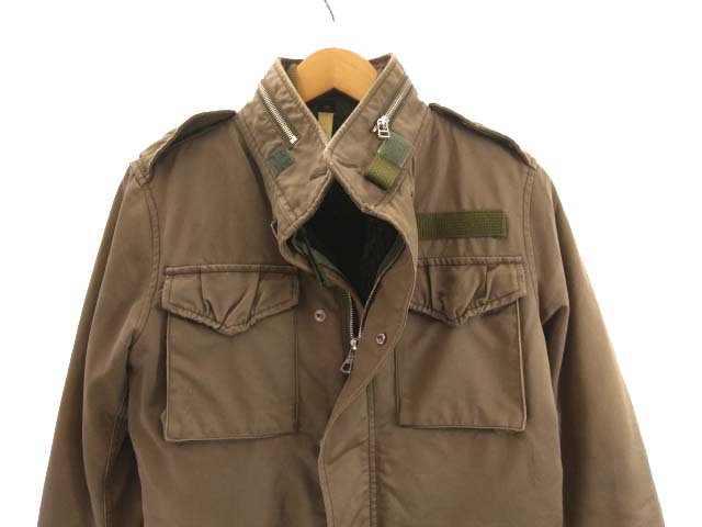 ダブルジェイケイ Wjk M66 ミリタリージャケット 中ボア ライナー付き M カーキ メンズ 122 ベクトルパーク