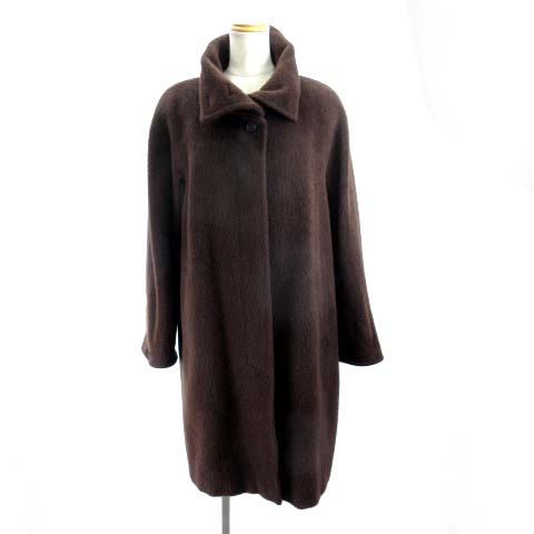 マックスマーラ MAX MARA 美品 アルパカ混ウールコート ふんわり 