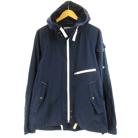 エンジニアードガーメンツ Engineered Garments Beams Plus 別注 フィールドパーカー ワークジャケット Usa製 ネイビー M メンズ 122 ベクトルパーク