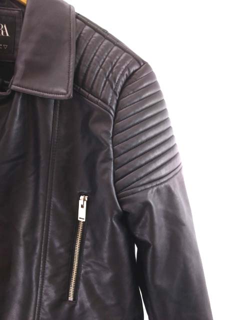 ザラ Zara 近年モデル ライダースジャケット レザージャケット 革ジャン M 黒 ブラック Ibs91 メンズ 122 ベクトルパーク ザラ Zara 近年モデル ライダースジャケット レザージャケット 革ジャン M 黒 ブラック Ibs91 メンズ 122 ベクトルパーク