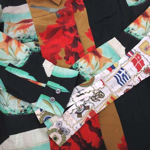 希少　ポールスミス　20yearsシャツ　和柄　金魚　日本製size40 美品 ポールスミス PAUL SMITH 20YEARS シャツ 長袖 金魚鉢柄 総柄