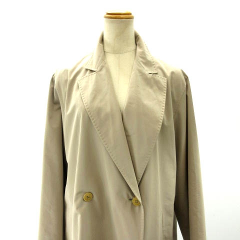 マックスマーラ Max Mara チェスターコート スプリングコート 薄手 ライトベージュ 42 L Ibs91 レディース 122 ベクトルパーク