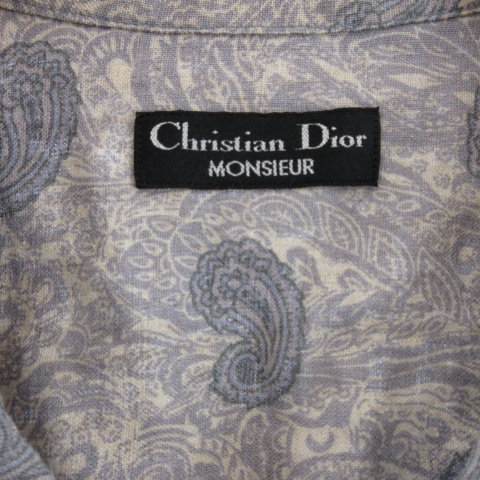 クリスチャンディオール Christian Dior ヴィンテージ アロハシャツ 