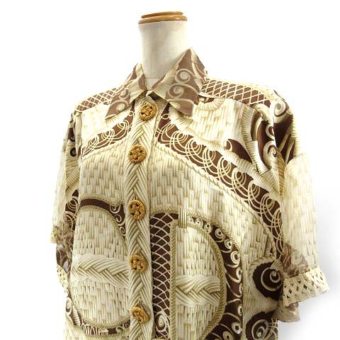 Christian Dior ヴィンテージディオール シルク混総柄ワンピース クリスチャンディオール Christian Dior 最高級 ヴィンテージ