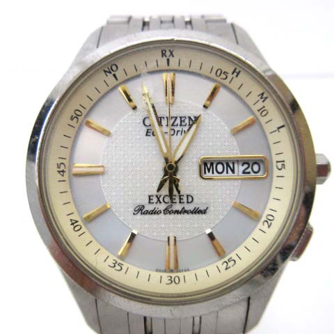 シチズン Citizen Exceed エクシード H100 T Eco Drive エコドライブ 腕時計 シルバー メンズ 122 ベクトルパーク
