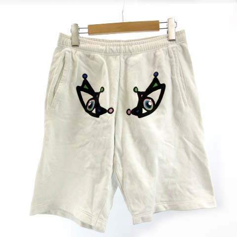 ガガミラノ Gaga Milano ショートパンツ スウェット イージーパンツ M プリント 白 ホワイト Ibs91 メンズ 122 ベクトルパーク