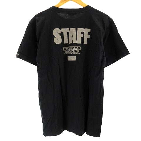 ポールスミスジーンズ Paul Smith Jeans Tシャツ カットソー 半袖 Summer Sonic プリント 黒 ブラック L Ibs91 メンズ 122 ベクトルパーク