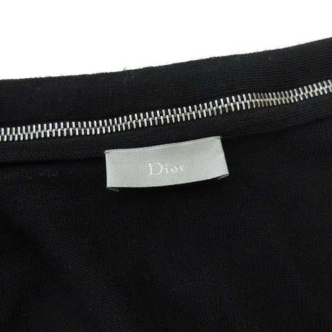 ディオールオム Dior HOMME 04AW エディ期 ニットカーディガン ジップ 