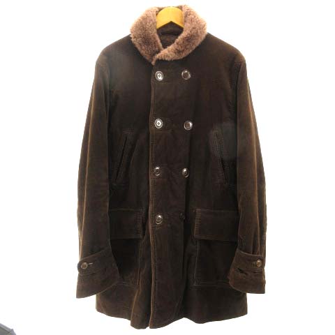 エンジニアードガーメンツ Engineered Garments コーデュロイコート ジャケット ブルゾン ダブル ファー S ブラウン メンズ 122 ベクトルパーク