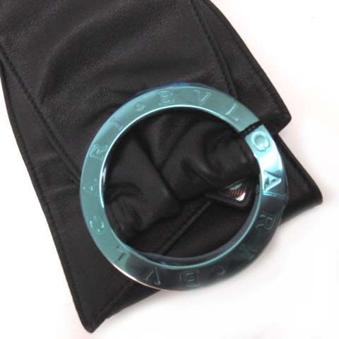 未使用級　BVLGARI ベルト　サークルロゴ　キャンバス　レザー　イタリア製 12360226_1.jpg