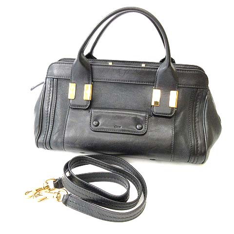 【美品】 値下げ Chloe クロエ Alice アリス ハンドバッグ 2way クロエ CHLOE 02-13-63-65 Alice アリス 2way レザー ハンド トート