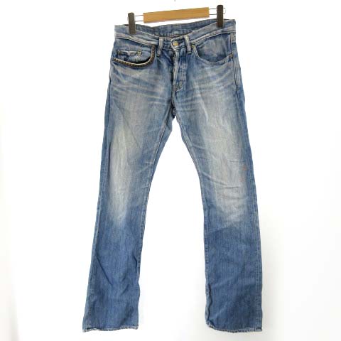 ヒステリックグラマー Hysteric Glamour デニムパンツ ジーンズ ボタンフライ スタッズ 28 インディゴブルー Ibo3 メンズ 122 ベクトルパーク