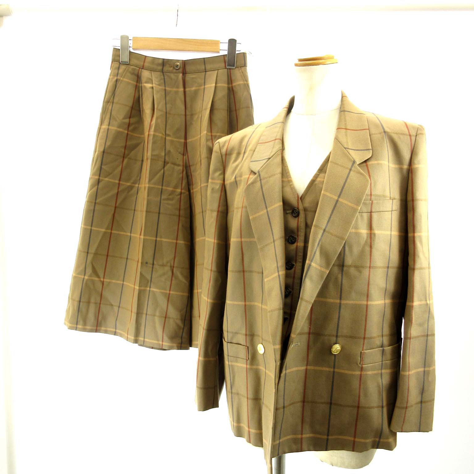 バーバリーズ Burberrys ヴィンテージ セットアップ 4P ジャケット  