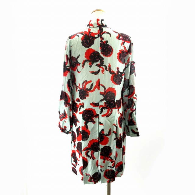 シーバイクロエ See By Chloe シャツワンピース 花柄 プリント リゾート グリーン レッド Usa 2 約s Ibo3 レディース 122 ベクトルパーク