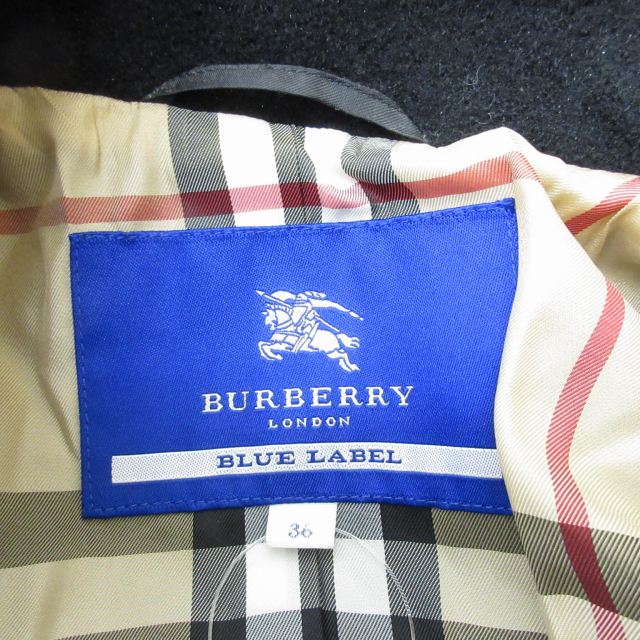 バーバリーブルーレーベル BURBERRY BLUE LABEL ナポレオンコート 