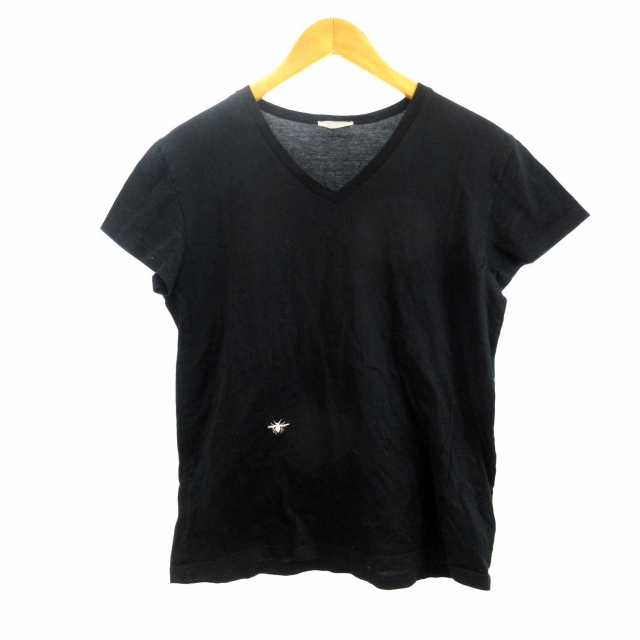 ディオールオム Dior HOMME Tシャツ カットソー 半袖 bee 蜂 刺繍 黒 