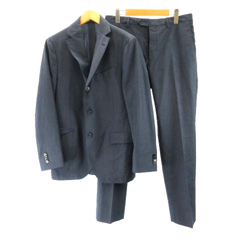 ラルディーニ Lardini スーツ セットアップ ジャケット パンツ ウール 48 背抜き 3b 青 ブルー Ibo3 メンズ 122 ベクトルパーク ラルディーニ Lardini スーツ セットアップ ジャケット パンツ ウール 48 背抜き 3b 青 ブルー Ibo3 メンズ 122 ベクトルパーク