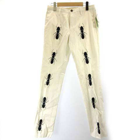 未使用品 ポールスミス Paul Smith チノパン ストレート アントライン ストレッチ S 白 ホワイト Ibo3 メンズ 122 ベクトルパーク