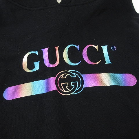 グッチ GUCCI 19SS オーロラプルオーバーパーカー ジャケット ロゴ 
