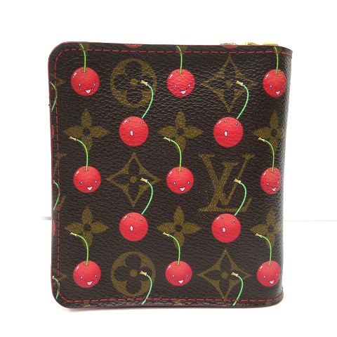 ルイヴィトン LOUIS VUITTON 二つ折り財布 コンパクトジップ  