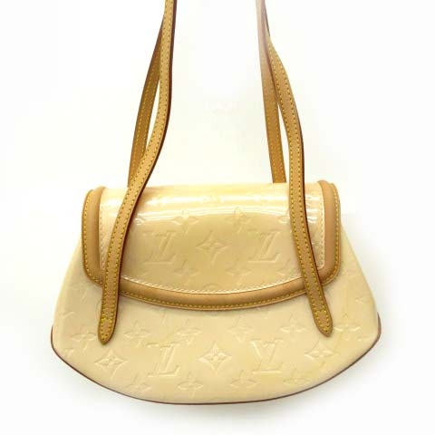 ルイヴィトン LOUIS VUITTON ショルダーバッグ ヴェルニ ビスケ  