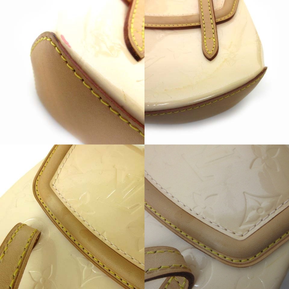 ルイヴィトン LOUIS VUITTON ショルダーバッグ ヴェルニ ビスケ