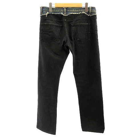 ディオールオム Dior HOMME ダメージ加工デニムパンツ 切り替え