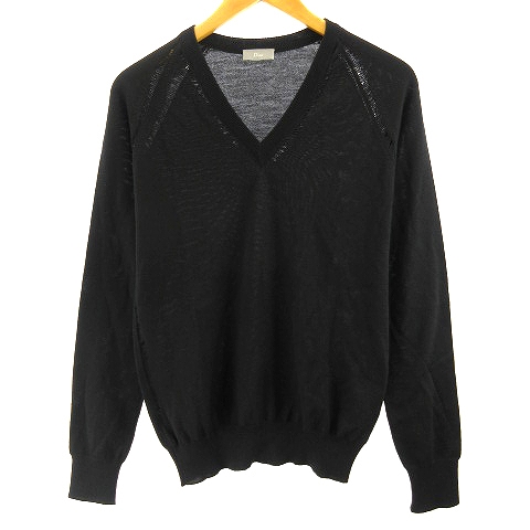 ディオールオム Dior HOMME セーター Vネックニット 長袖 クラッシュ 