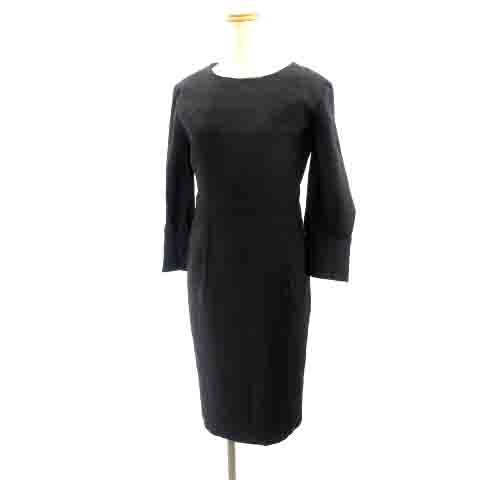 23区 オンワード樫山 18aw ワンピース ひざ丈 フォーマル セレモニー 七五三 濃紺 ダークネイビー 38 M Ibo11 レディース 122 ベクトルパーク