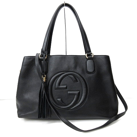 グッチ GUCCI トートバッグ ショルダーバッグ 2way ソーホー インター  