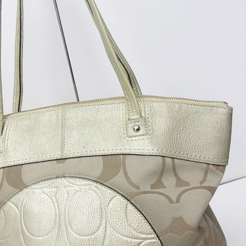 コーチ COACH F18335 トートバッグ キャンバス レザー ロゴ