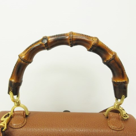グッチ GUCCI バンブー ピッグスキン 極美品 新品同様 2WAY  