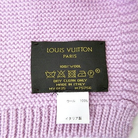 ルイヴィトン LOUIS VUITTON エシャルプ LV コラージュ ウールマフラー 