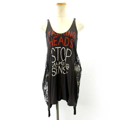 アンダーカバー Undercover 13ss ワンピース タンクトップ レース フリンジ K1804 黒 ブラック 1 約m レディース 122 ベクトルパーク