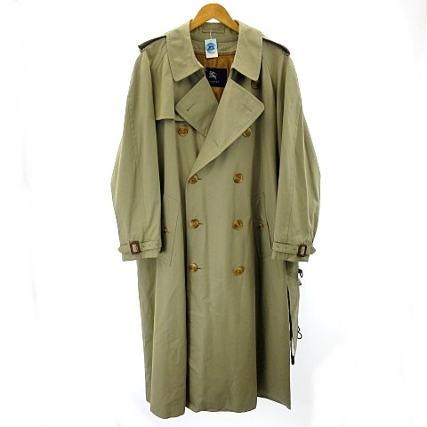 バーバリー ロンドン Burberry London タグ付き コットンギャバジン トレンチコート ウールライナー ノバチェック アウター 大きいサイズ 玉虫色 カーキ 98 185 8 約xl メンズ 122 ベクトルパーク