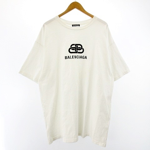 ホワイト系 Xs Ss 即日発送 Balenciaga オーバーサイズtシャツ メンズ Tシャツ カットソー 半袖 袖なし メンズ ホワイト系xs Ss 491 Hafryat Com