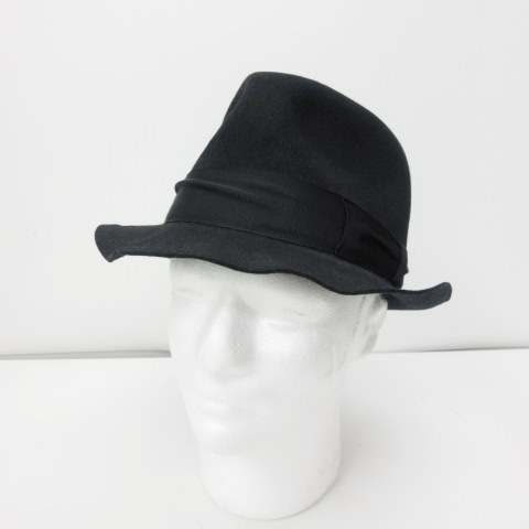 ワコマリア Wacko Maria 中折れハット 東京hat Rockers ウール M 58 黒 ブラック メンズ 122 ベクトルパーク