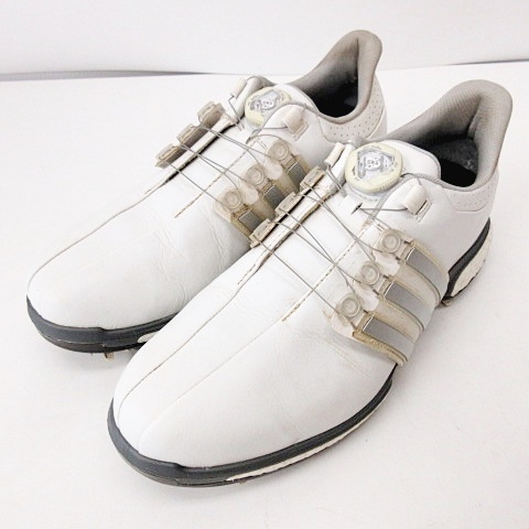 アディダス Adidas Tour360 Boa Boost F ボアブースト ゴルフシューズ スパイク ホワイト 白 Us8 25 5cm メンズ 122 ベクトルパーク