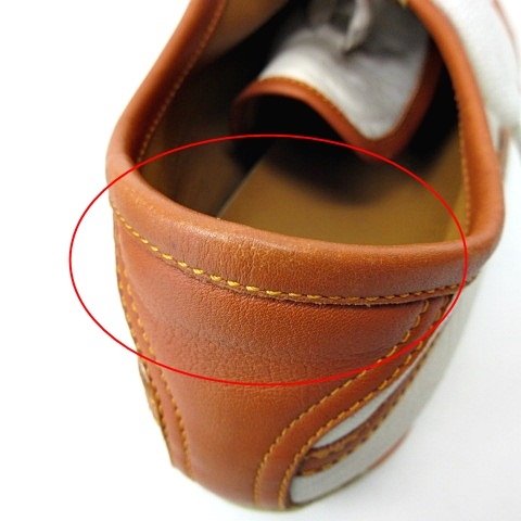 エルメス HERMES クイック レザー スニーカー Hロゴ パンチング  