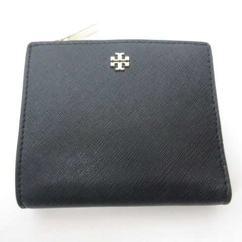 トリーバーチ TORY BURCH 美品 二つ折り財布 ミニウォレット レザー 